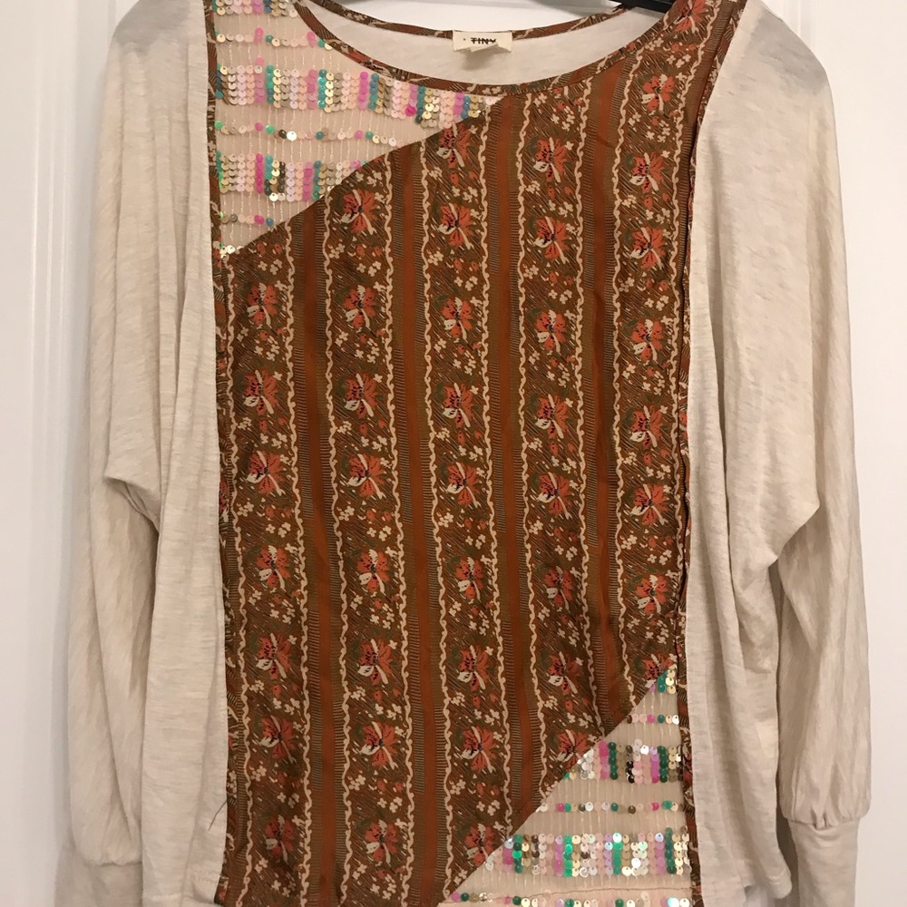 Anthropologie Tiny Sammie Sequence Top - image 3